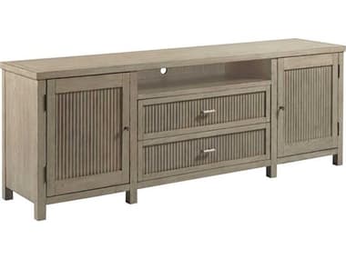 American Drew West Fork Merit 80" Elm Wood Aged Taupe Media Console AD924585