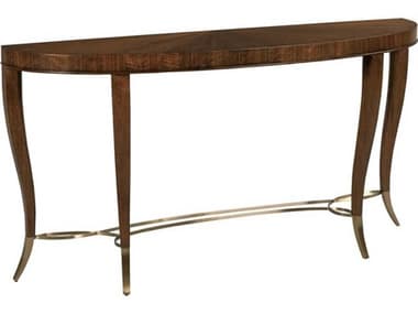 American Drew Vantage Demilune Wood Amaretto Console Table AD929925
