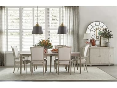 American Drew Cambric Oak Wood Dining Room Set ADCAMBRICDINSET5