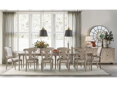 American Drew Cambric Oak Wood Dining Room Set ADCAMBRICDINSET6