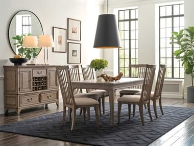 American Drew Carmine Oak Wood Dining Room Set ADCARMINEDINSET