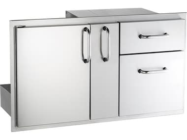 AOG 36-Inch Door with Double Drawer & Platter storage AG1836SSDD