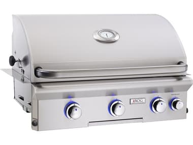 AOG L Series Built-in 30''  BBQ Grill with Rotisserie and Back Burner AG30NBL