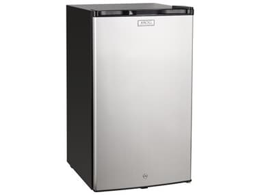 AOG 20 Inch 4.2 Cu. Ft. Capacity Stainless Steel Compact Refrigerator with Locking Door AGREF21