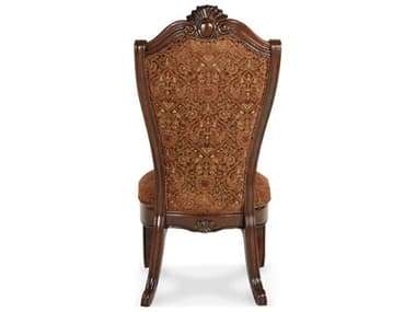 Michael Amini Windsor Court Bronze &amp; Gold / Vintage Fruitwood Dining Side Chair AIC7000354