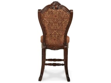 Michael Amini Windsor Court Bronze &amp; Gold / Vintage Fruitwood Counter Stool AIC70033N54