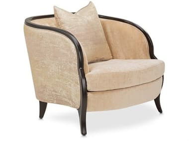 Michael Amini Malibu Crest - Mahogany Beige Accent Chair AIC9007835HONEY412