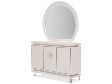 Michael Amini Glimmering Heights 56" Ivory Sideboard with Mirror AIC9011007260111