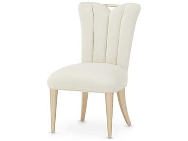 Michael Amini La Rachelle White Fabric Upholstered Side Dining Chair AIC9034003136