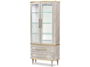 Michael Amini St. Charles Poplar Wood Display Cabinet AIC9088209803