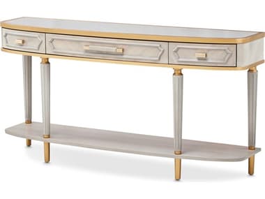 Michael Amini St. Charles Rectangular Wood Console Table AIC9088223803