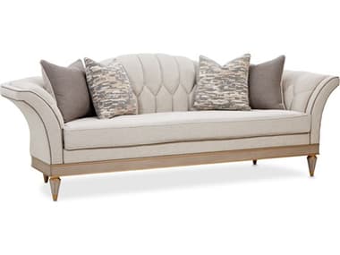 Michael Amini St. Charles Gray Upholstered Sofa AIC9088815CIRUS803