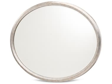 Michael Amini Fantosini Silver Oval Wall Mirror AIC9091260834