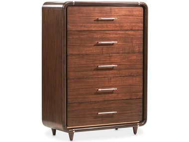 Michael Amini Mason Park Brown Poplar Wood Accent Chest AIC9094072SA406