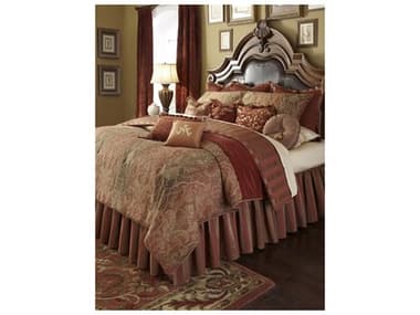 Michael Amini Bedding Woodside Park 13-Piece King Comforter Set - Spice AICBCSKS13WDSPRKSPI