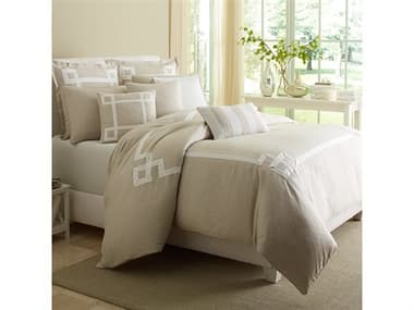 Michael Amini Bedding Avenue A Queen 9-Piece Comforter Set - Natural AICBCSQS09AVENUNAT