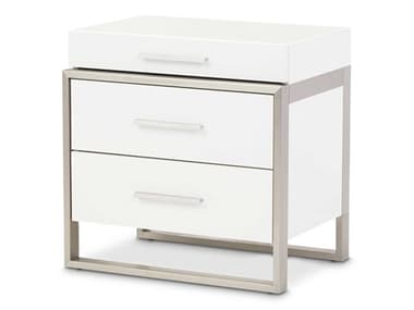 Michael Amini Marquee 26&quot; Wide 3-Drawers Nightstand AICKIMRQE040108