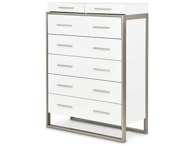 Michael Amini Marquee 40" Wide Cloud White Accent Chest AICKIMRQE070108
