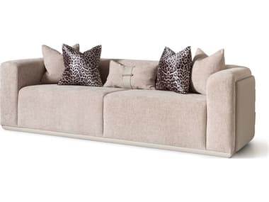 Michael Amini Canberra Beige Upholstered Sofa AICLFRCNBA816MNK120