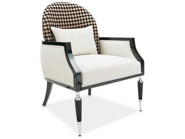 Michael Amini La Francaise 29" White Fabric Accent Chair AICLFRFRSE834CAF805