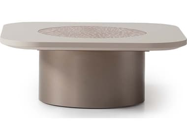 Michael Amini Mod Dream Square Wood Rich Champagne Coffee Table AICLFRMDRM204142