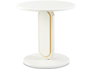 Michael Amini Sassani Round Wood End Table AICLFRSSNI202128