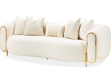 Michael Amini Sassani Gold Upholstered Sofa AICLFRSSNI815CPE806