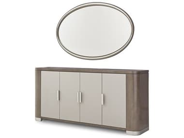 Michael Amini Roxbury Park 70" Sideboard and Mirror Set AICN9006007SA260220