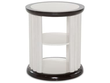 Michael Amini Paris Chic Round Wood End Table AICNF9003202409