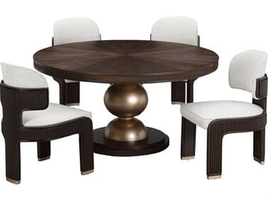 Michael Amini West Kensington Rubberwood Dining Room Set AICWESTKENDINSET