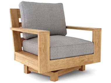 Anderson Teak Madera Deep Seating Swivel Teak Lounge Chair AKDS528