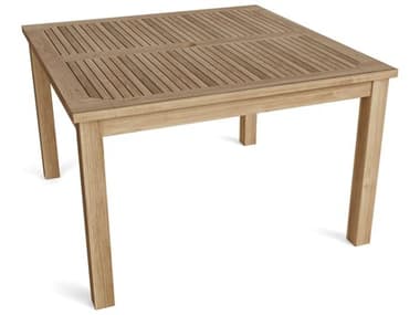Anderson Teak 47'' Windsor Square Small Slat Dining Table AKTB047SS