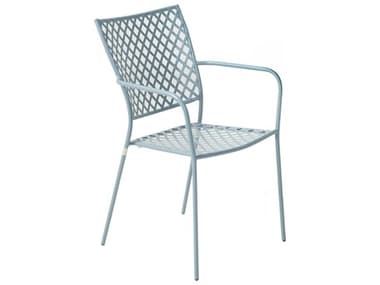 Alfresco Home Martini Steel Cielo Blue Bistro Chair AL261800