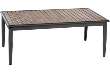 Alfresco Home Oden Polywood and Aluminum 45'' Rectangular Coffee Table AL3001534