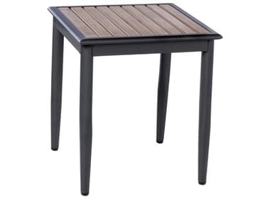 Alfresco Home Oden Polywood and Aluminum 45'' Square Side Table AL3001536