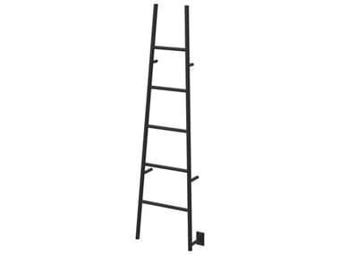 Amba Jeeves Matte Black A-Ladder Heated Towel Rack AMBASMB