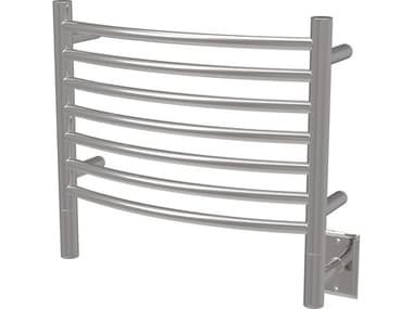 Amba Jeeves Polished Curved 7-Bar Hardwired Towel Warmer AMBHCP