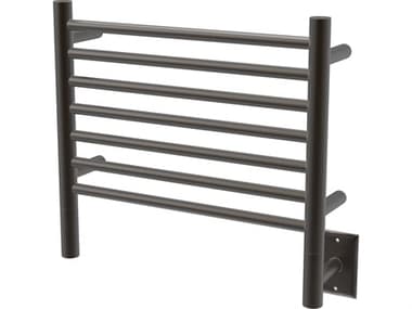 Amba Jeeves Oil Rubbed Bronze Straight 7-Bar Hardwired Towel Warmer AMBHSO