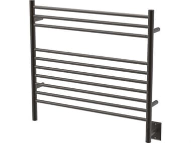 Amba Jeeves Oil Rubbed Bronze Straight 10-Bar Hardwired Towel Warmer AMBKSO