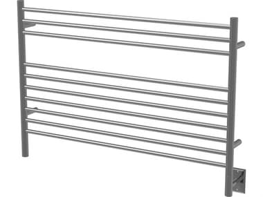 Amba Jeeves Brushed Straight 10-Bar Hardwired Towel Warmer AMBLSB