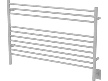 Amba Jeeves White Straight 10-Bar Hardwired Towel Warmer AMBLSW