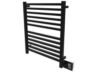 Amba Quadro Matte Black 32" x 35" Heated Towel Rack AMBQ2833MB