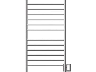 Amba Radiant Brushed Stainless Radiant Large Hardwired Straight Heated Towel Rack AMBRWHLSB