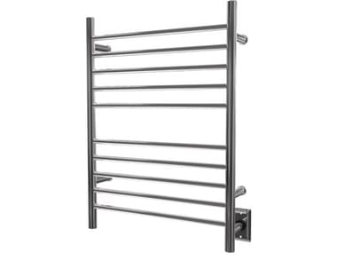 Amba Radiant Polished Stainless Radiant Hardwired Straight Heated Towel Rack AMBRWHSP