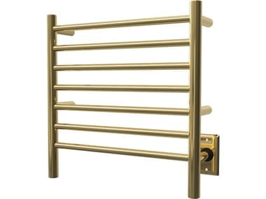 Amba Radiant Polished Gold Hardwired and Plug-In Combo 7-Bar Towel Warmer AMBRWHSSPG