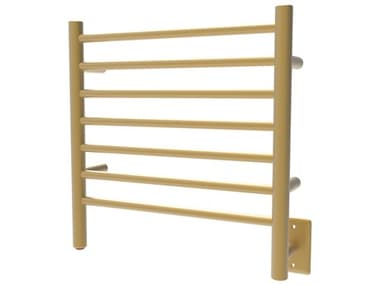 Amba Radiant Satin Brass Radiant Small Heated Towel Rack AMBRWHSSSB