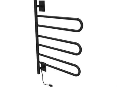 Amba Swivel Matte Black Hardwired and Plug-In Combo with 3 Looped Bars AMBSL3MB