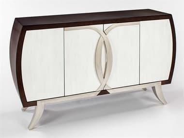 Artmax 64'' Cloudy White Silver Chocolate Sideboard AMX1994S