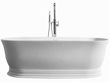 Ancerre Designs Heritage Matte White Bathtub ANCFSBTSSHERITAGE71MW