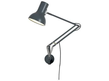 Anglepoise Type-75 Mini 1-Light Slate Grey Swing Wall Sconce ANP32737